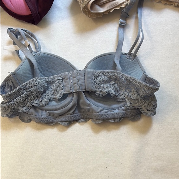 Aerie Women's Bra Set - Burgundy, Cream, and Gray - Picture 5 of 10